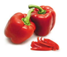 Red pepper, canned, sliced Food Garden